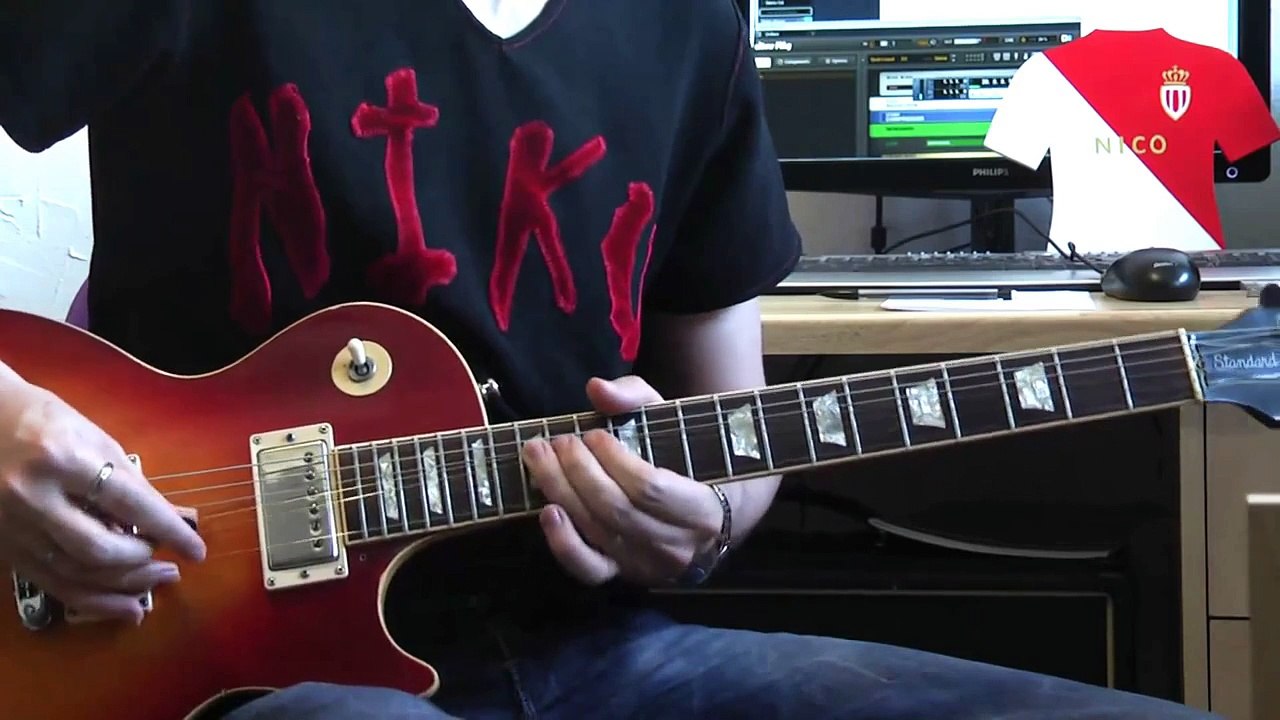 Slash Lesson - Paradise City (outro solo slow lesson)