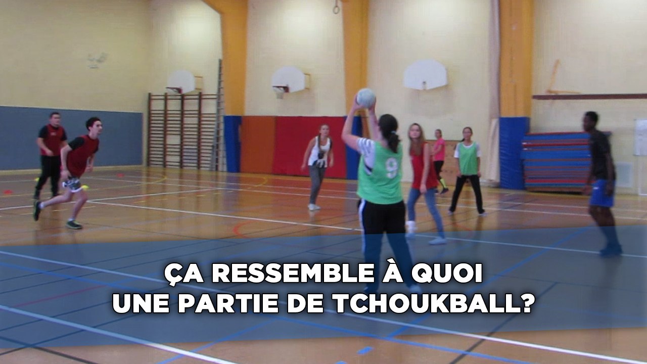 Ça ressemble à quoi une partie de tchoukball.
