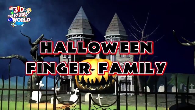 Halloween Pumpkin Finger Family | 3d Finger Family Nursery Rhymes By MyKiddyWorld