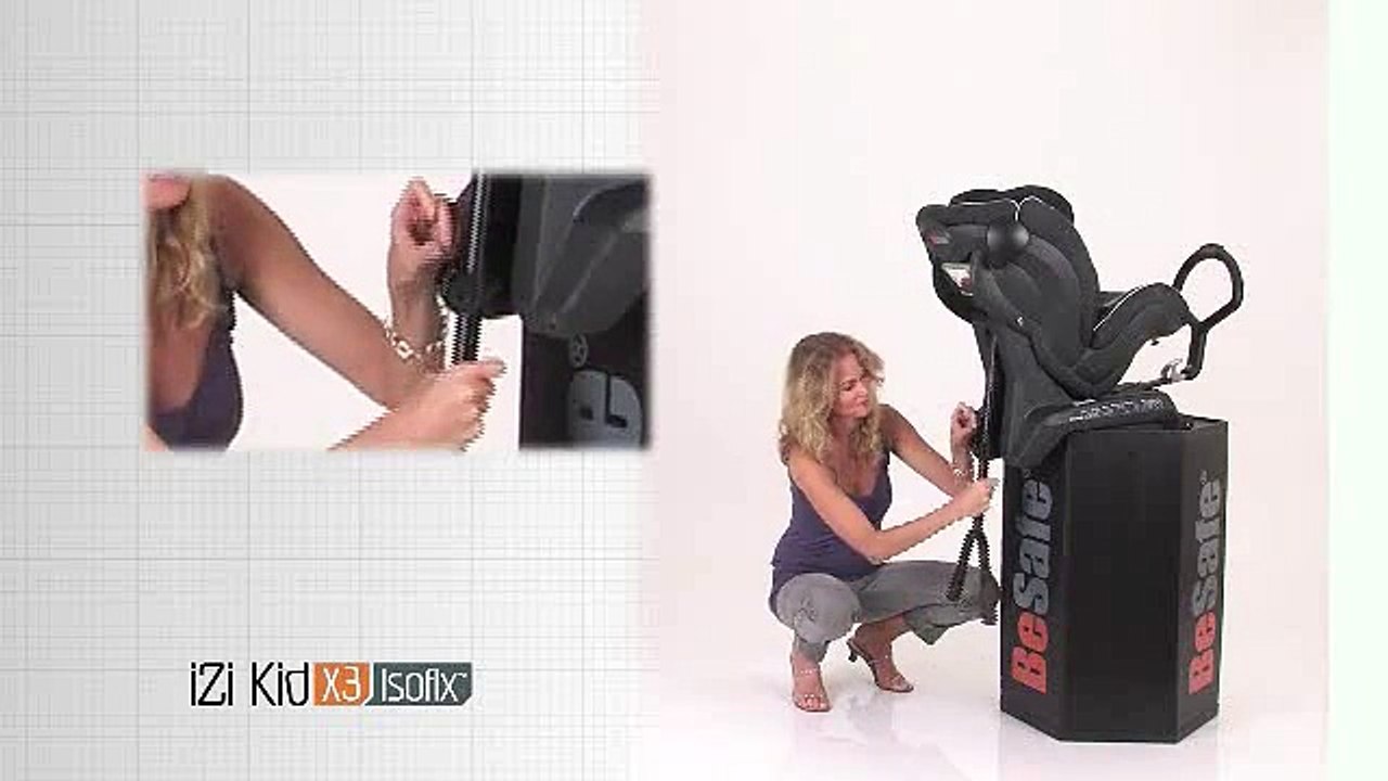 Installation du Siège auto "dos route" iZi Kid X3 Isofix de Besafe