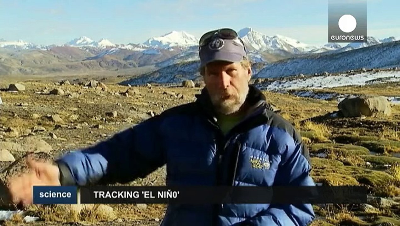 Nos Andes peruanos para estudar os efeitos do El Niño