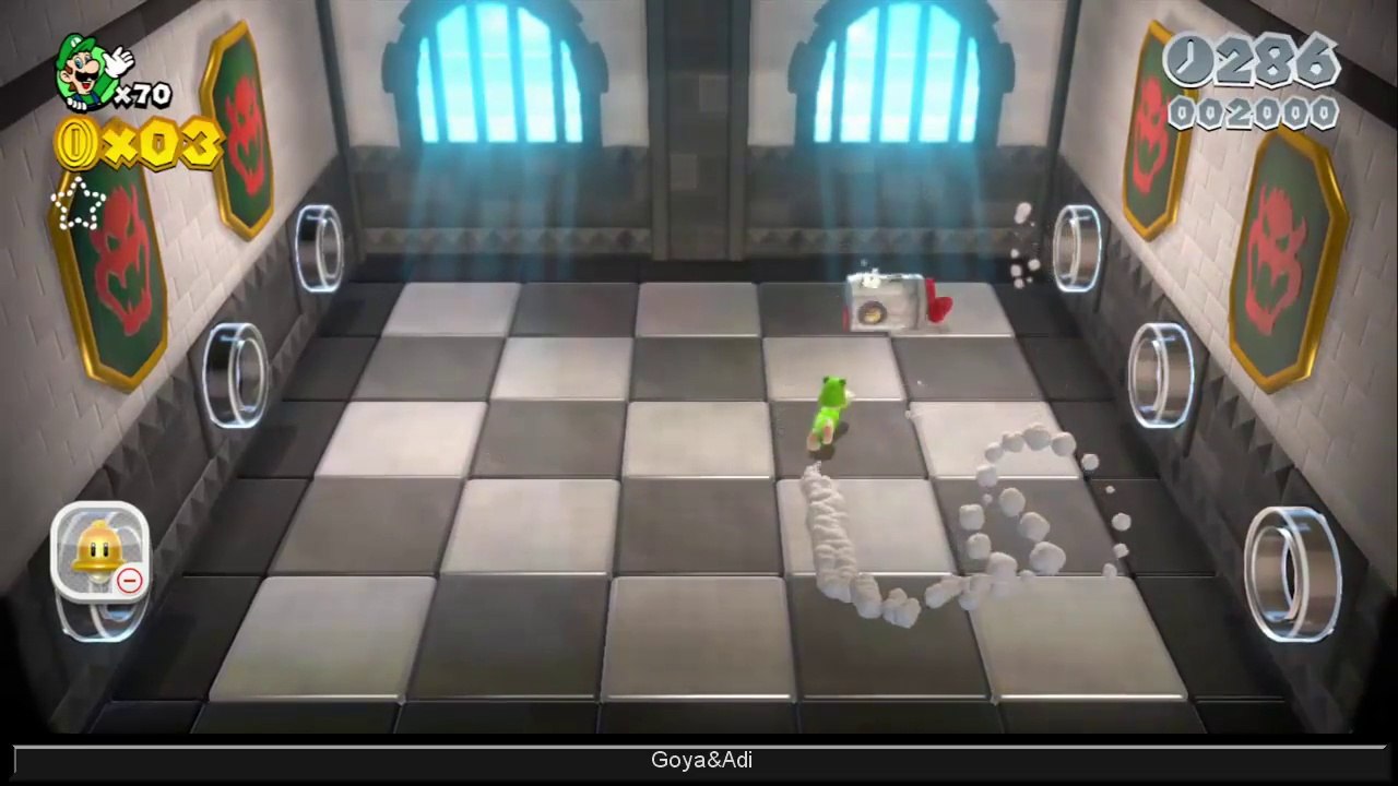 Super Mario 3D World - Part 14 HD - 100% Walkthrough - World 6 (6-B, 6-4, 6-5, 6-6) Green Stars & Stamps