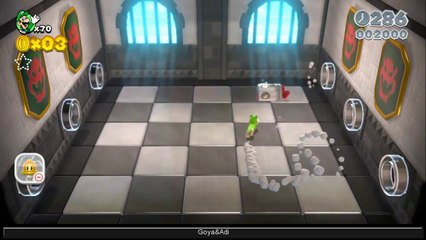 Super Mario 3D World - Part 14 HD - 100% Walkthrough - World 6 (6-B, 6-4, 6-5, 6-6) Green Stars & Stamps