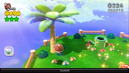 Super Mario 3D World - Part 10 HD - 100% Walkthrough - World 5 (5-1, 5-T, 5-2) Green Stars & Stamps