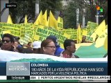 Colombia: piden un alto a la violencia contra actores políticos