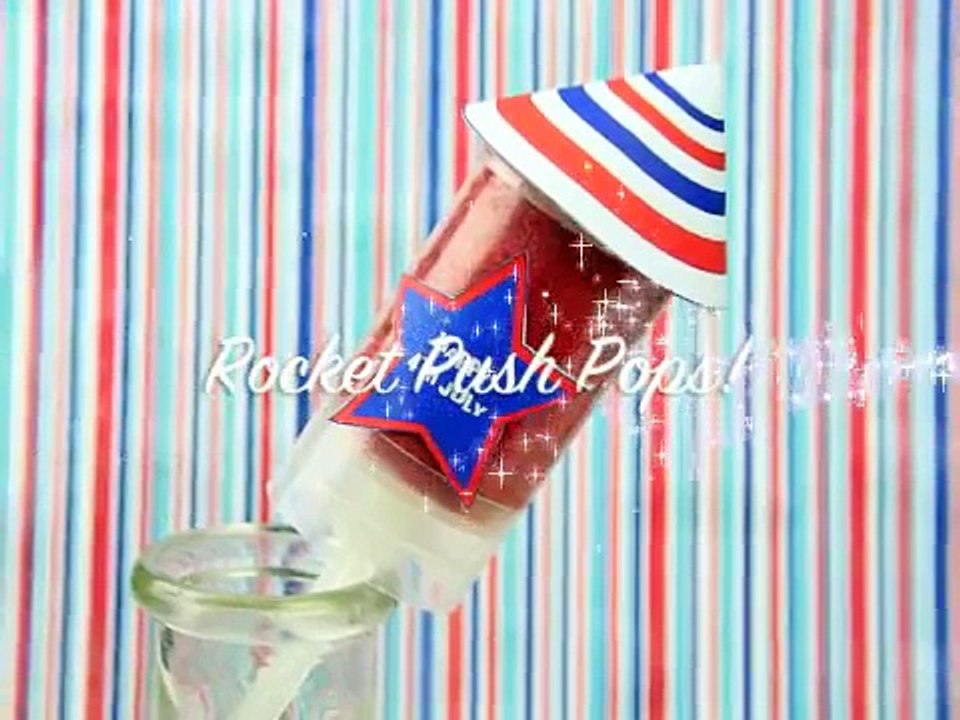 4th July Rocket Push Pops Make these cake shooters for independence day using our FREE Pri