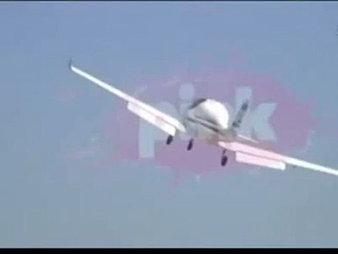 SHOCKING MOMENT LIGHT PLANE CRASHES AND EXPLODES