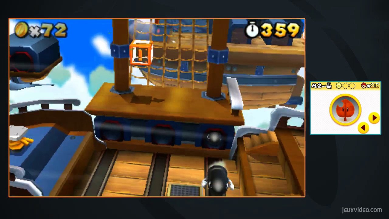 Super Mario 3D Land - 12 - Monde 2-Bateau