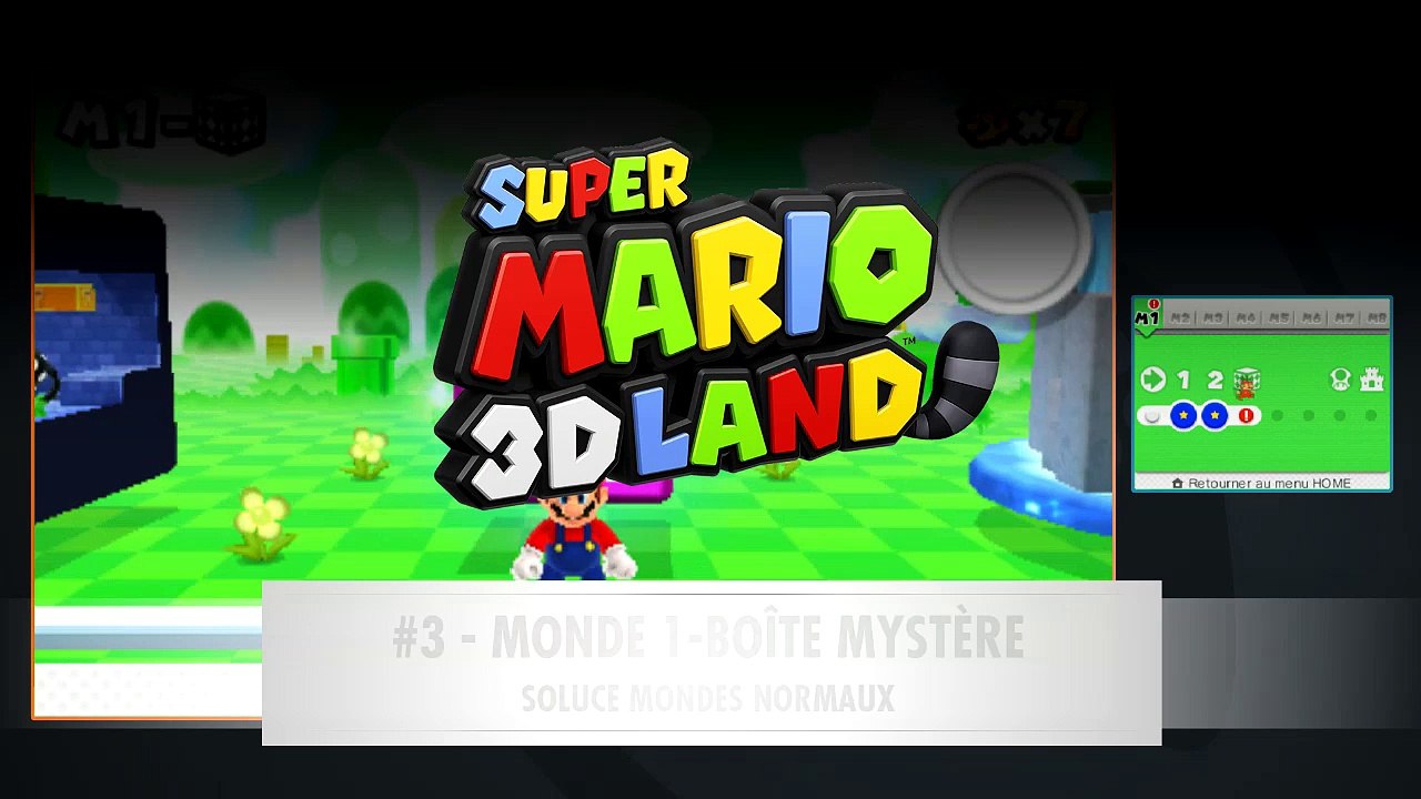 Super Mario 3D Land - 3 - Monde 1-Boite Mystère
