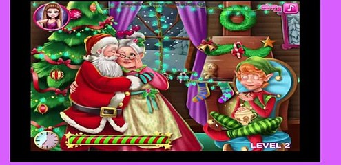 Funny Christmas Santa Claus Kissing - Kids Funny Christmas Holiday Games