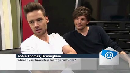 Liam and Louis interview for ITV news twitter questions 12/10/15