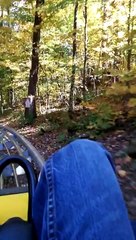 Funny screaming on coaster!