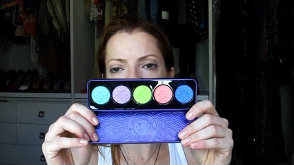 Julia Petit Passo a Passo rosa, roxo e pêssego Maquiagem