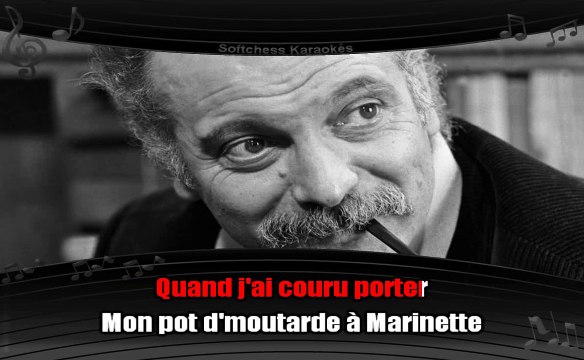 Karaoké Georges Brassens - Marinette