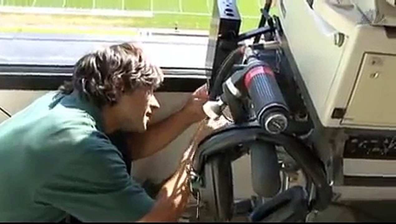 How The Yellow Football Line Is Made (Low)