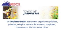 Limpiezas Gredos - Servicios de jardinería - Servicios integrales
