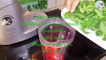 Coriander and Mint Chutney  (Green Chutney) دھنیے پودینے کی چٹنی