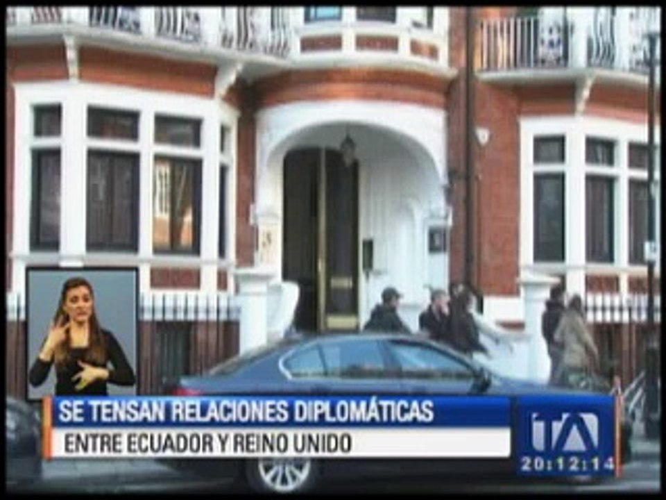 Se tensan las relaciones diplomáticas entre Ecuador y Reino Unido