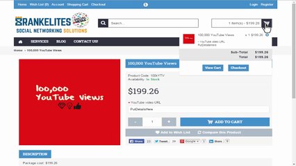 Buy 100k Real Targeted YouTube Views