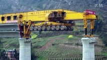 Chine : Une machine qui assemble les ponts