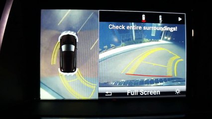 2014 Mercedes ML350 360 degree Surround View Camera Demo 1