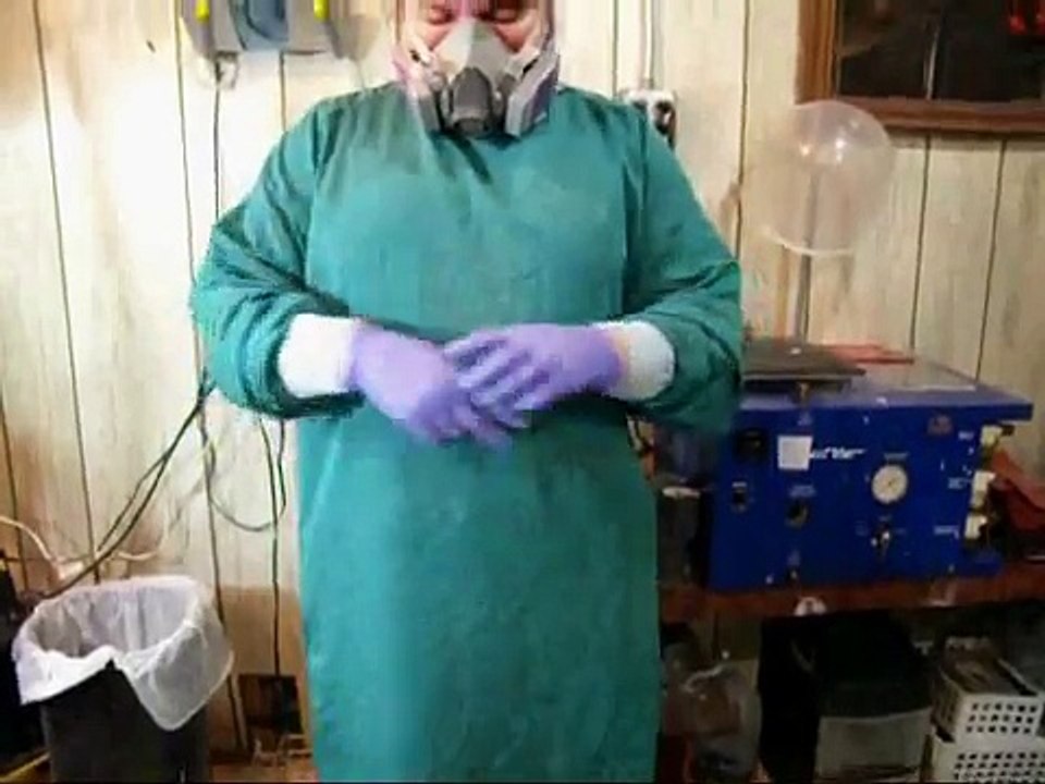 Lost Wax Casting Step 2 of 9 Investing the wax-filled flasks