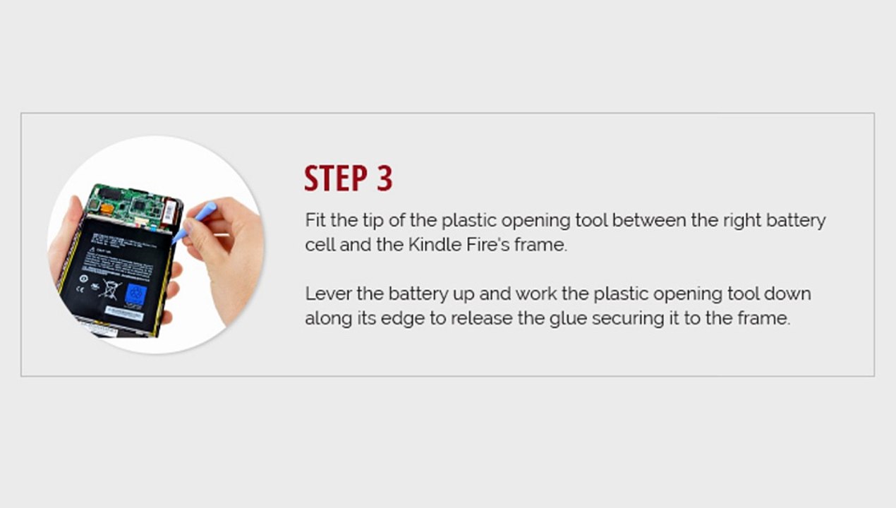 Steps To Replace Power Button Board From Your Kindle Fire