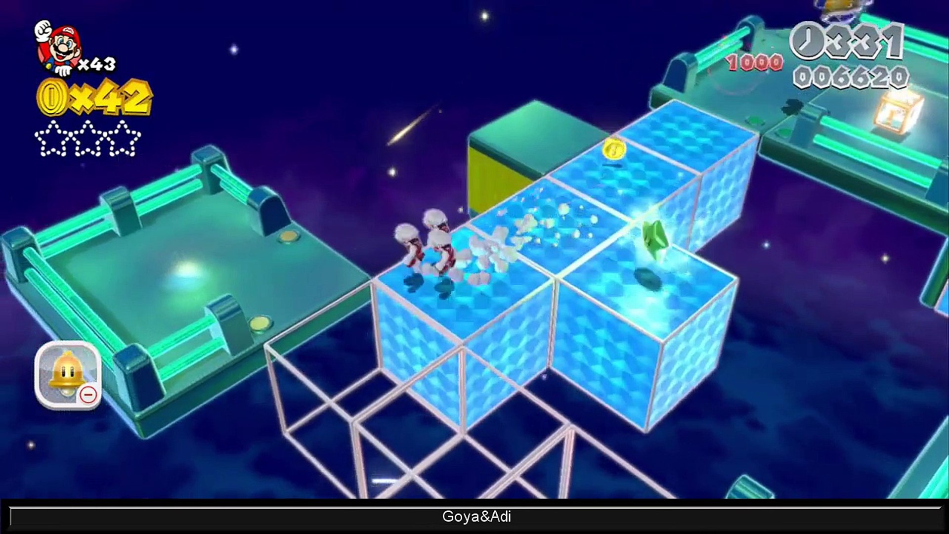 Aproximación pasado collar super mario 3d world beep block skyway