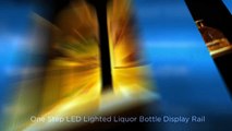 One Step LED Lighted Liquor Bottle Display Shelf