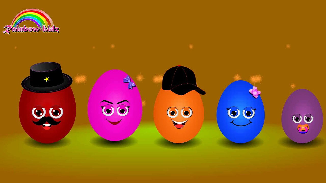 Egg finger family | surprise egg song