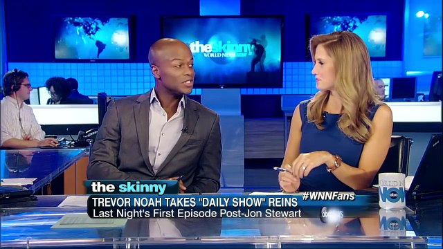 Trevor Noahs First Night Ever Hosting “The Daily Show”