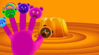 Jelly gummy bear Finger Family