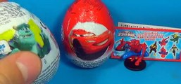 3 surprise eggs unboxing Disney Pixar Cars MARVEL Spider Man Disney Monsters University MymillionTV [Full Episode]