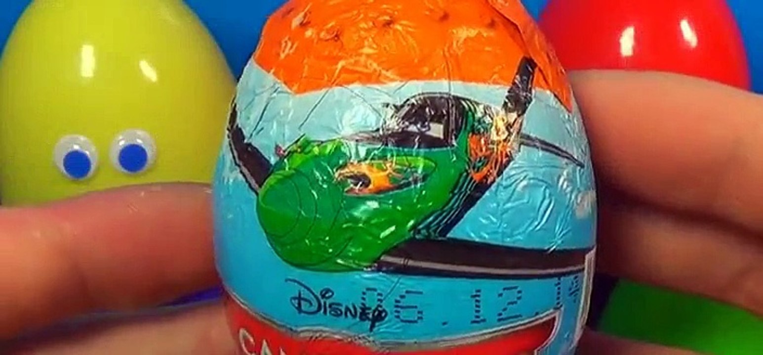 Surprise eggs with eyes! Unboxing 3 surprise eggs Disney PLANES For Kids For BABY mymillionTV [Full Episode]