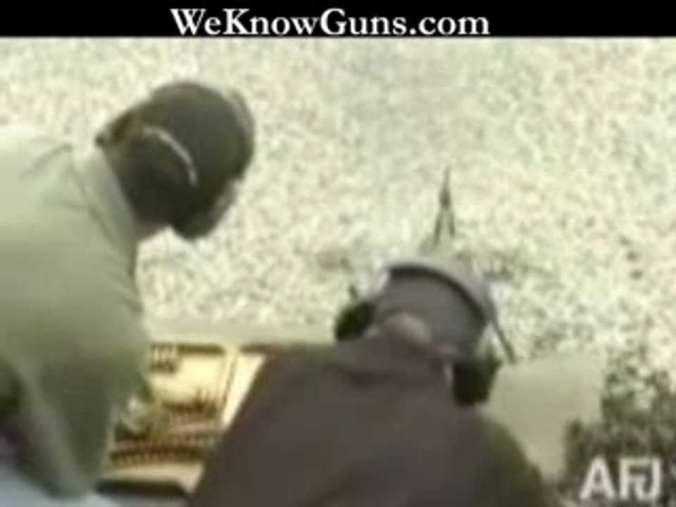 M60 Machine Gun Shooting Insane