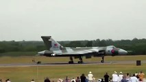 Avro Vulcan XH558 howling at RIAT - the very last time in 2015