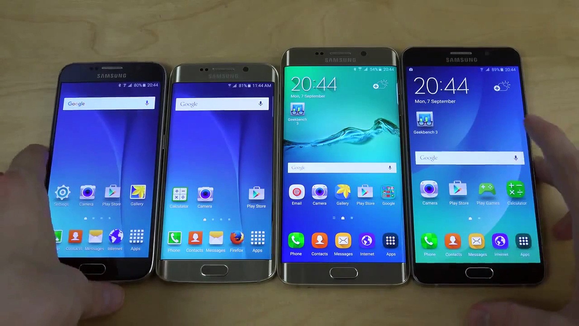 Samsung Galaxy Note 5 vs. Galaxy S6 vs. Galaxy S6 Edge vs. S6 Edge+! -  Dailymotion Video