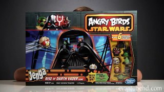 Angry Birds RISE of DARTH VADER GAME Angry Birds STAR WARS II Jenga DARTH MAUL PIG!