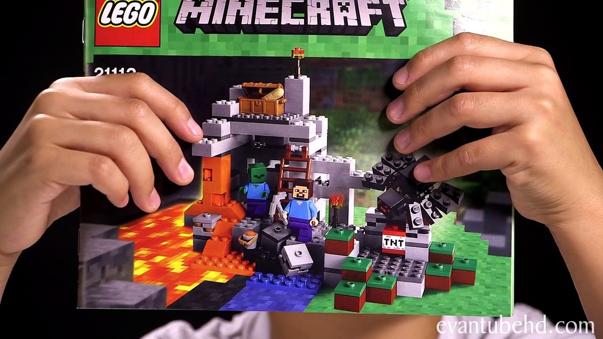 LEGO MINECRAFT Set 21113 THE CAVE Unboxing, Review, Time Lapse Build -  Dailymotion Video