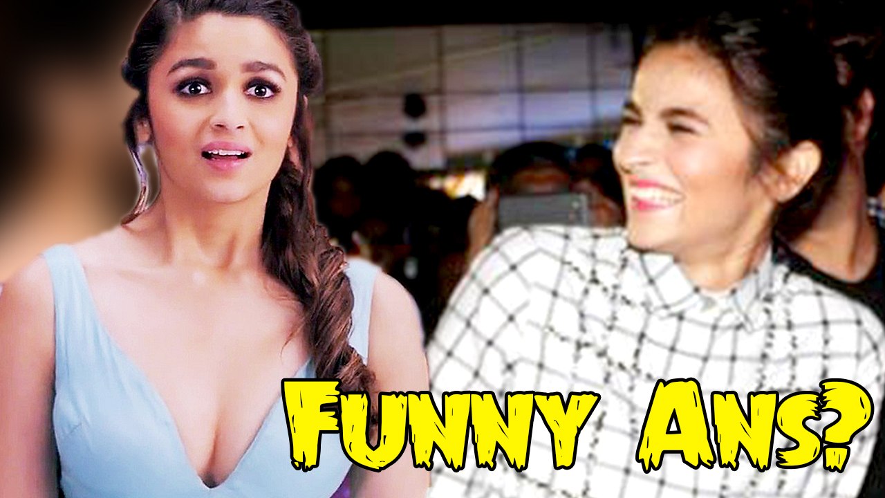 Alia Bhatt's DUMB Answer His Wedding Dress "No Lehnga i am wearing Paayjaama" Funny