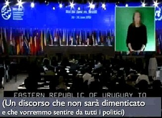 Il bellissimo discorso di Josè Pepe Mujica il presidente dell'Uruguay