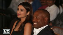 Spotted Parineeti Chopra with Cricket Legend Brian Lara