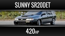 Nissan Sunny 4WD SR20DET 420hp @ 1.6bar GT-R Racing Tuning [Vlassis] | Autokinisimag