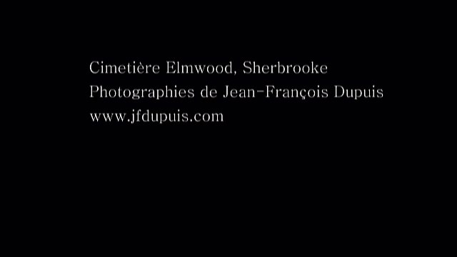 Cimetière Elmwood région de Sherbrooke par Jean-François Dupuis