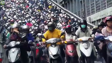 L'ingorgo di traffico più assurdo e lungo del mondo