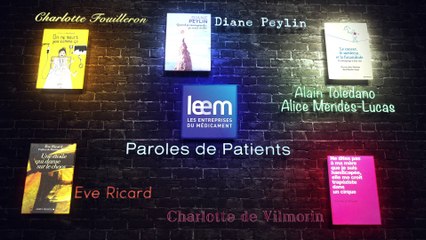 Mur d'images des ouvrages sélectionnés et lauréats des prix "Paroles et Talents de patients 2015"