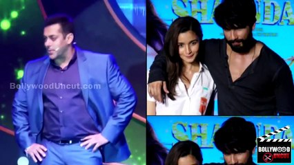 Bigg Boss 9 - Alia Bhatt & Shahid Kapoor Promotes SHAANDAAR