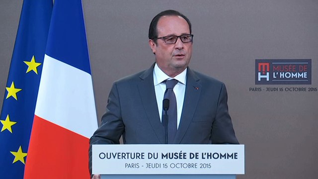 Discours à l'occasion de l'inauguration du Musée de l'Homme