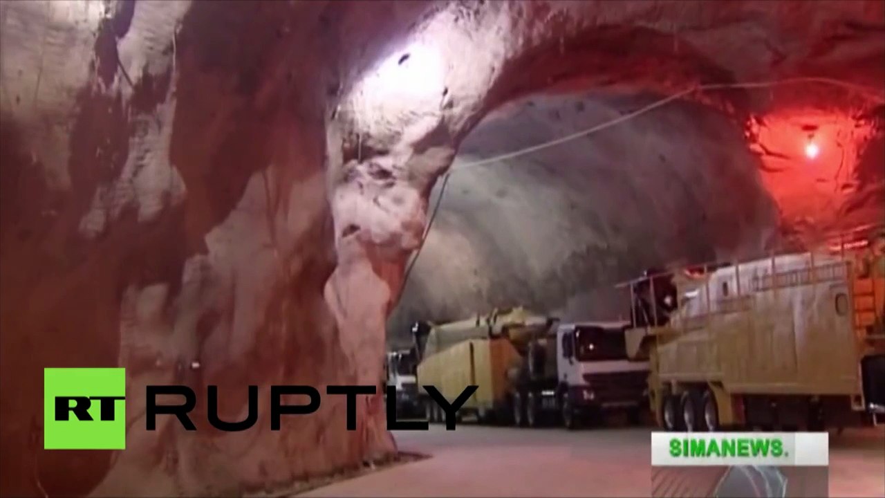 Les images inédites d'une base souterraine de missiles diffusées par la télévision iranienne