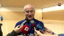 Marc Carmona previa FCB Lassa-Santiago Futsal [ESP]
